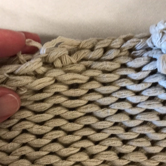 Free people my only sunshine Chunky Knit Tan Sweater Women S relaxed mock neck - Picture 8 of 10